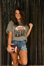 Load image into Gallery viewer, Football Mama Checkered Pick Your Color Tee
