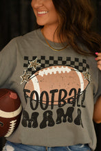 Load image into Gallery viewer, Football Mama Checkered Pick Your Color Tee
