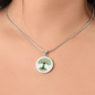 The Tree of Life: Personalized Organ Donation Milestone Circle Pendant