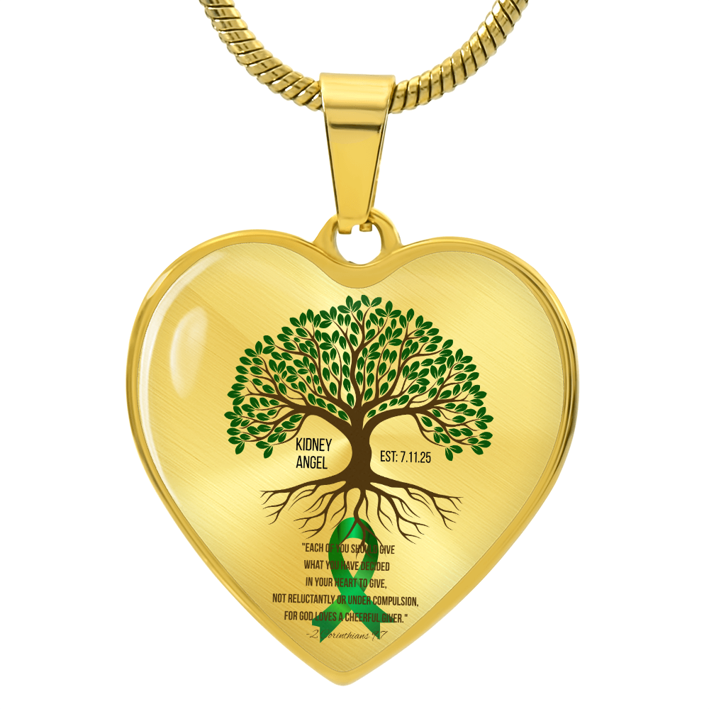 Kidney Angel Donor Personalized Heart