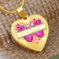 I'm a Survivor Heart Pendant