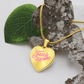 Fuck Cancer Heart Pendant