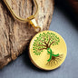 The Tree of Life: Personalized Organ Donation Milestone Circle Pendant