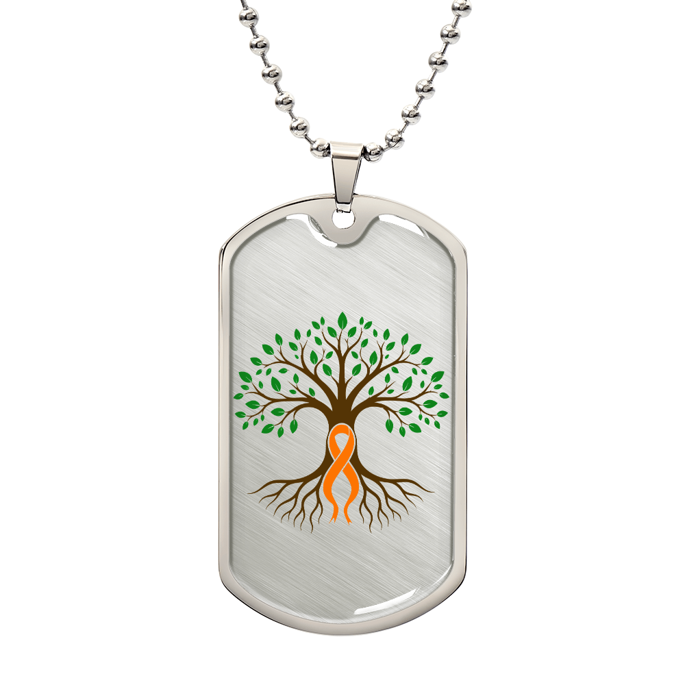 The Tree of Life: Personalized Kidney Transplant Milestone Dog Tag Pendant