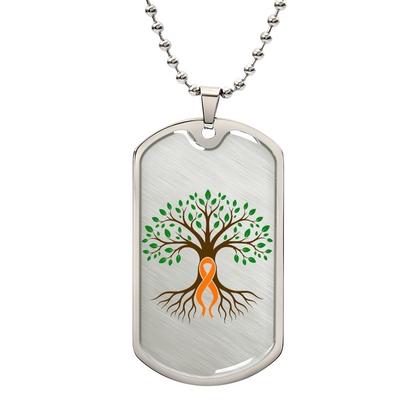 The Tree of Life: Personalized Kidney Transplant Milestone Dog Tag Pendant