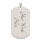 The Tree of Life: Personalized Kidney Transplant Milestone Dog Tag Pendant
