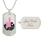 F*ck Cancer Dog Tag