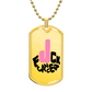 F*ck Cancer Dog Tag