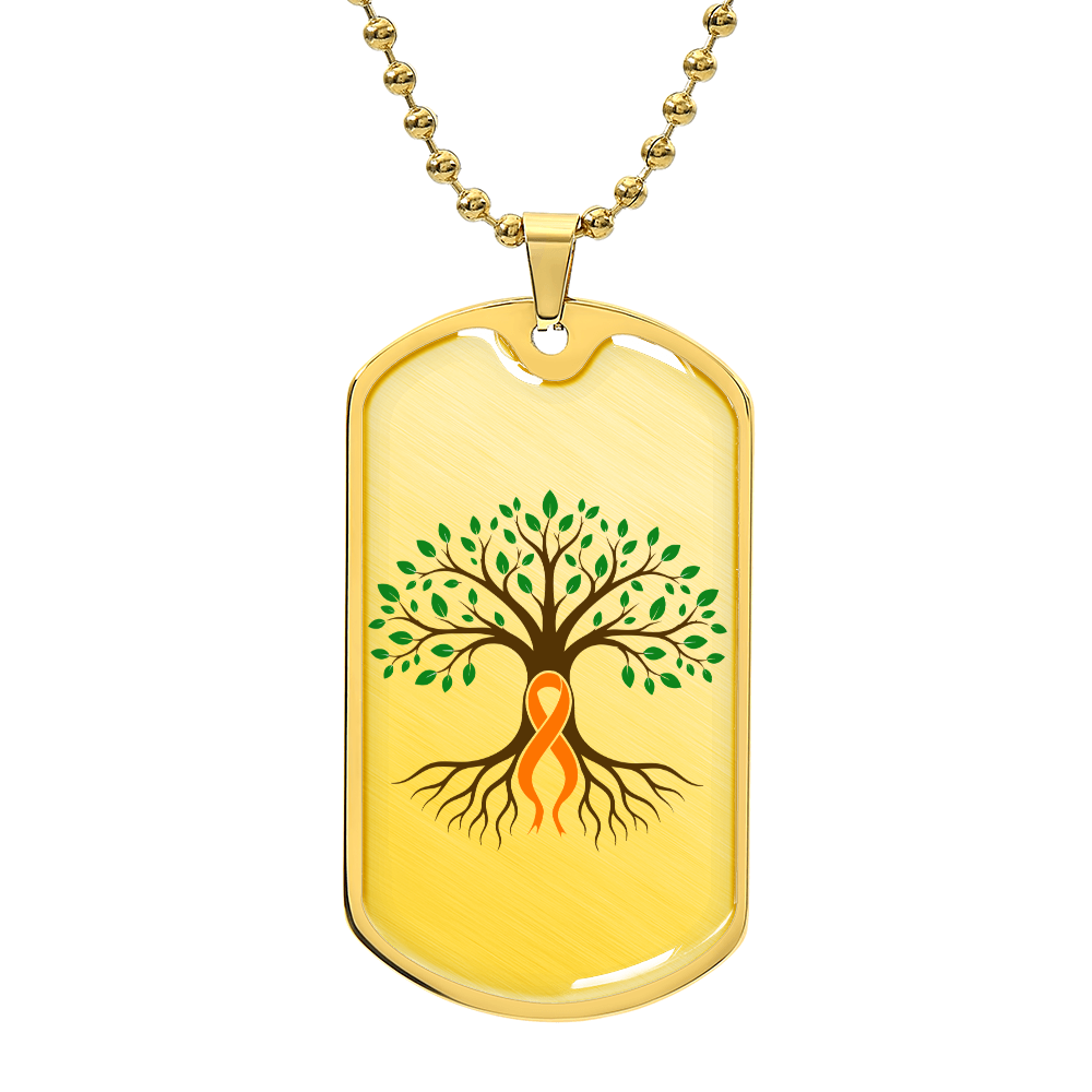 The Tree of Life: Personalized Kidney Transplant Milestone Dog Tag Pendant