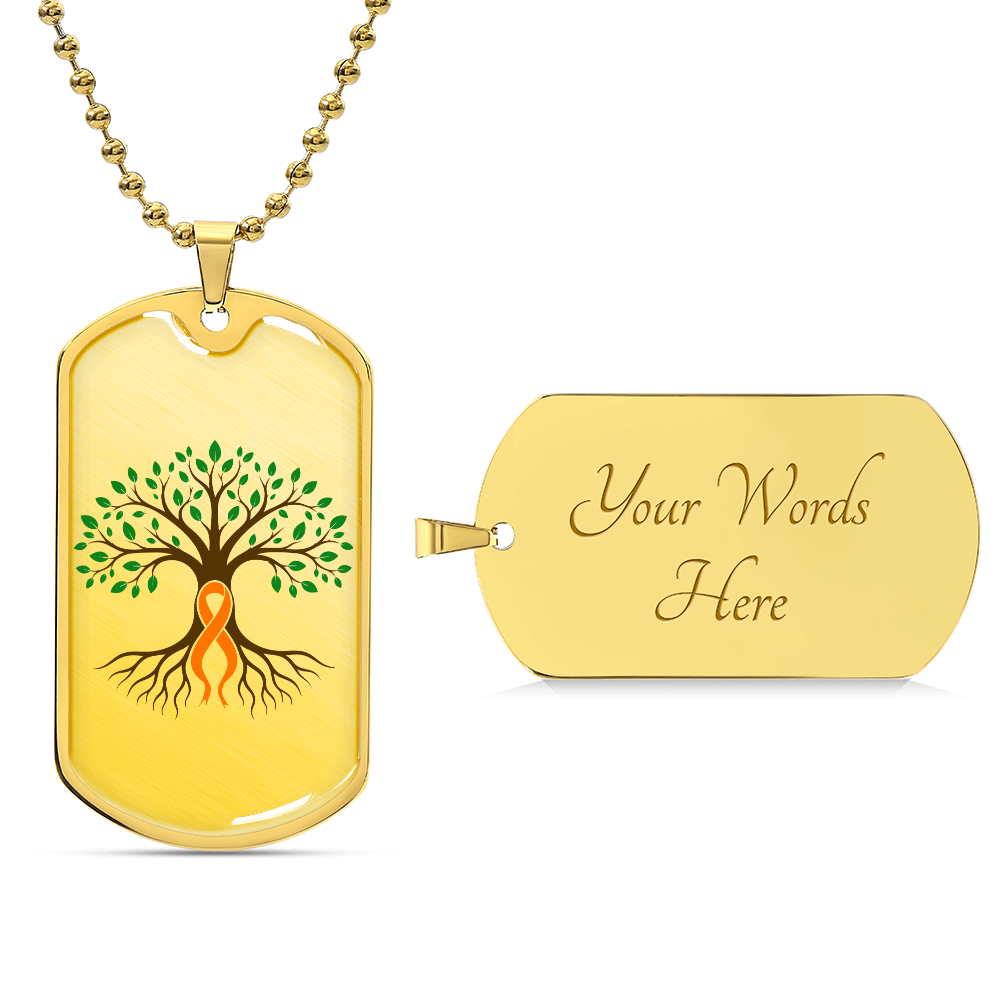 The Tree of Life: Personalized Kidney Transplant Milestone Dog Tag Pendant