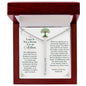 Love in Action: Engraved 4-Sided Vertical Bar Necklace | Living Donor Tribute & Gift of Life Keepsake
