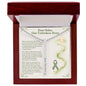 The Unbroken Story: Personalized 4-Sided Vertical Bar Necklace | Transplant Survivor & Rebirthday Gift