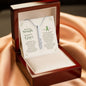 Marked by Strength: Personalized Love Knot Necklace | Organ Transplant Survivor & Rebirthday Gift