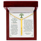 Love in Action: Engraved 4-Sided Vertical Bar Necklace | Living Donor Tribute & Gift of Life Keepsake