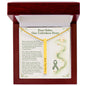 The Unbroken Story: Personalized 4-Sided Vertical Bar Necklace | Transplant Survivor & Rebirthday Gift