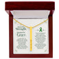 Marked by Strength: Personalized Love Knot Necklace | Organ Transplant Survivor & Rebirthday Gift