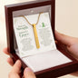 Marked by Strength: Personalized Love Knot Necklace | Organ Transplant Survivor & Rebirthday Gift