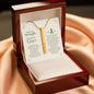 Marked by Strength: Personalized Love Knot Necklace | Organ Transplant Survivor & Rebirthday Gift