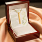 The Unbroken Story: Personalized 4-Sided Vertical Bar Necklace | Transplant Survivor & Rebirthday Gift