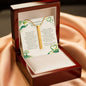 Connected by a Bond of Life: Engraved 4-Sided Vertical Bar Necklace | Organ Donor & Transplant Tribute Keepsake