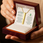 Marked by Strength: Personalized Love Knot Necklace | Organ Transplant Survivor & Rebirthday Gift