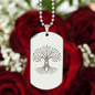 The Gift of Life: Personalized Transplant Tree of Life Dog Tag