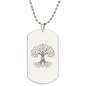 The Gift of Life: Personalized Transplant Tree of Life Dog Tag