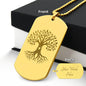 The Gift of Life: Personalized Transplant Tree of Life Dog Tag