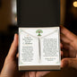 Love in Action: Engraved 4-Sided Vertical Bar Necklace | Living Donor Tribute & Gift of Life Keepsake