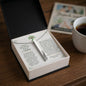 Love in Action: Engraved 4-Sided Vertical Bar Necklace | Living Donor Tribute & Gift of Life Keepsake