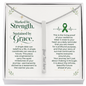 Marked by Strength: Personalized Love Knot Necklace | Organ Transplant Survivor & Rebirthday Gift