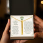 Love in Action: Engraved 4-Sided Vertical Bar Necklace | Living Donor Tribute & Gift of Life Keepsake