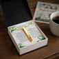 Connected by a Bond of Life: Engraved 4-Sided Vertical Bar Necklace | Organ Donor & Transplant Tribute Keepsake