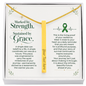 Marked by Strength: Personalized Love Knot Necklace | Organ Transplant Survivor & Rebirthday Gift