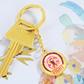Fight Breast Cancer Warrior Keychain