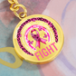Fight Breast Cancer Warrior Keychain