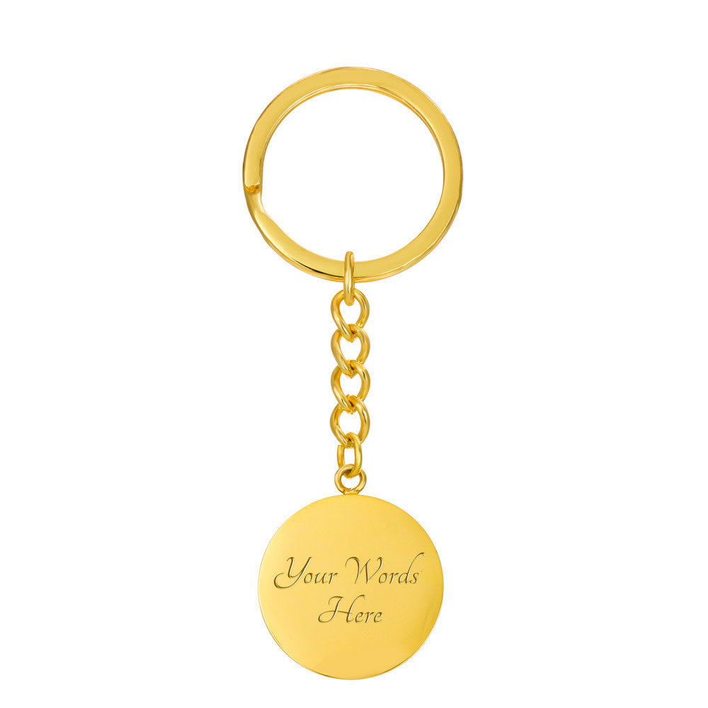Fight Breast Cancer Warrior Keychain