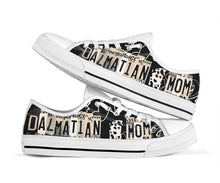 Load image into Gallery viewer, Dalmatian Mom - Women’s Low Top Shoes White
