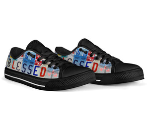 Blessed Low-Top Shoes: Show Your Faith Christian Moms