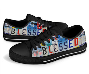 Blessed Low-Top Shoes: Show Your Faith Christian Moms