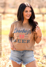 Load image into Gallery viewer, Cowboys &amp; Beer Tee
