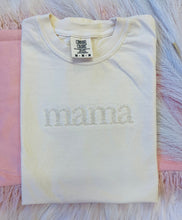 Load image into Gallery viewer, Mama Floral Embroidered Tee
