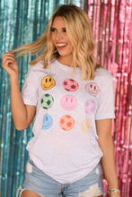 Load image into Gallery viewer, Soccer Balls &amp; Smileys Tee
