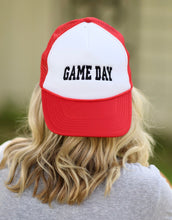 Load image into Gallery viewer, Red/White Game Day Foam Trucker Hat
