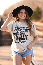 Load image into Gallery viewer, Don’t Make Me Take You To The Train Station Tee
