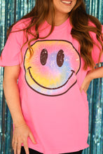 Load image into Gallery viewer, Neon Tie Dye Smiley Tee
