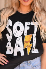 Load image into Gallery viewer, Softball Bolt PICK YOUR COLOR Tees
