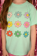 Load image into Gallery viewer, Rainbow Daisy Smiley Tee
