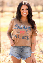 Load image into Gallery viewer, Cowboys &amp; Beer Tee
