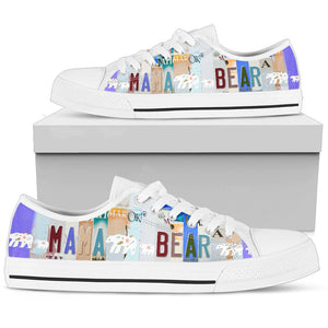 Mama Bear - Women’s Low Top Shoes White